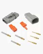 Deutsch DTM3-E007 Heatshrink Adaptor Connector Kit with Gold Terminals