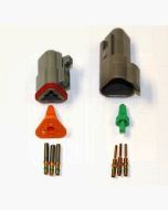 Deutsch DT3-4 3 Way Connector Kit with Gold Contacts