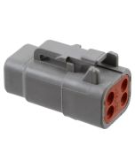 DTM06-4S/B CONNECTOR (CARTON QTY 1600)