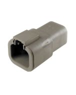 Deutsch DTP04-4P/B Connector Receptacle Bulk (Box of 350)