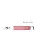 ionnic HDC01 Red Heatshrink 3mm Ring Crimp Terminal