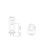 Ionnic 64215 Globe Halogen H7 24V 70W PX26d