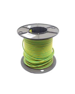 Ionnic TW200-YEL/D-GRN-500 Thin Wall Yellow Cable - Dark Green Trace (2.0mm2)