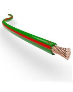 Ionnic TW100-RED/D-GRN-500 Thin Wall Red Cable - Dark Green Trace (1.0mm2)